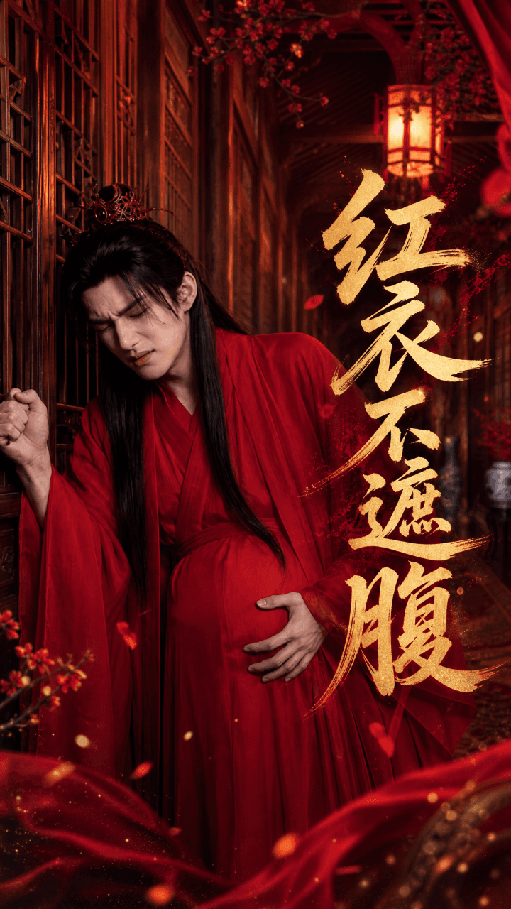 红衣不遮腹