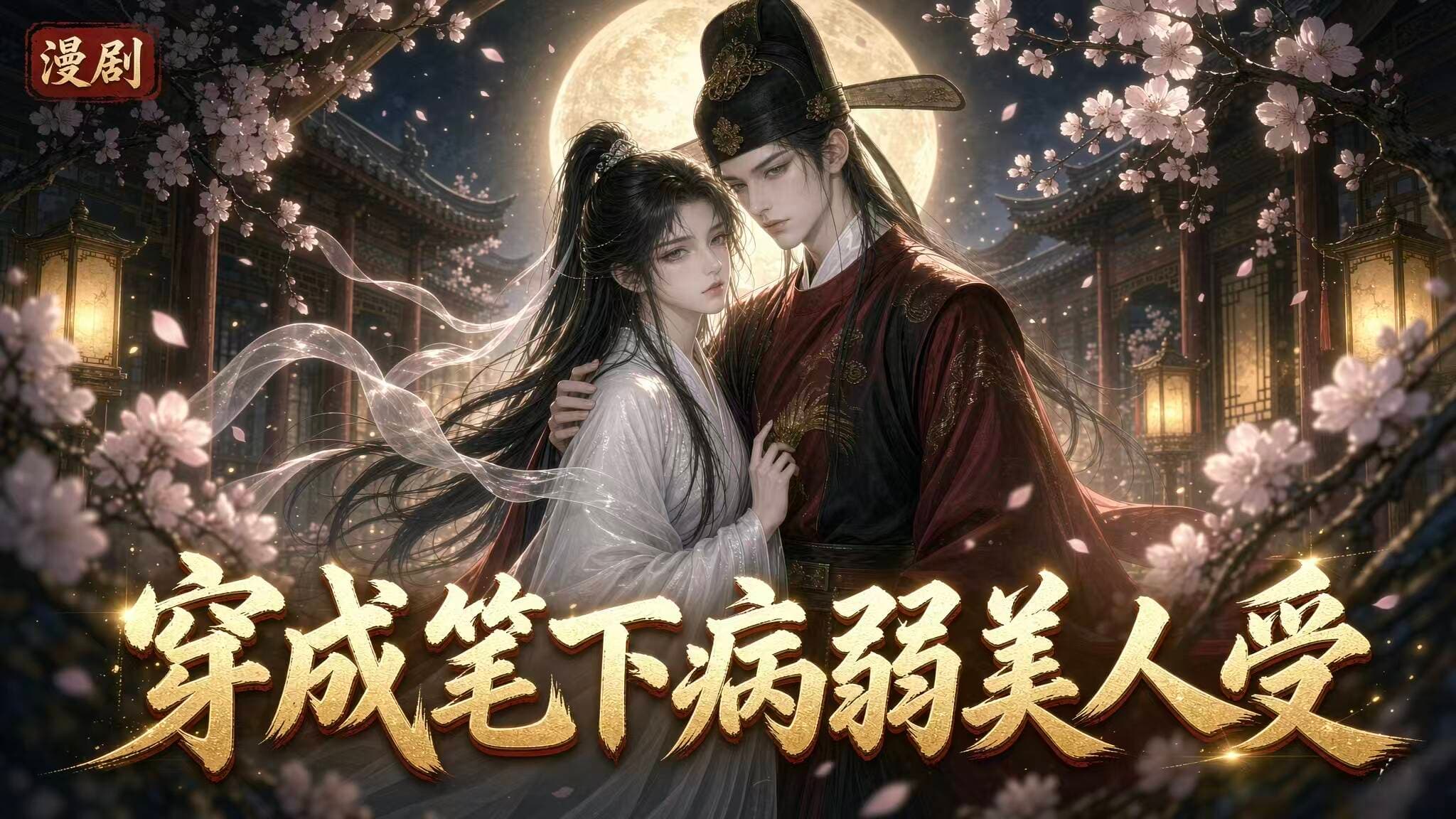 穿成笔下病弱美人受