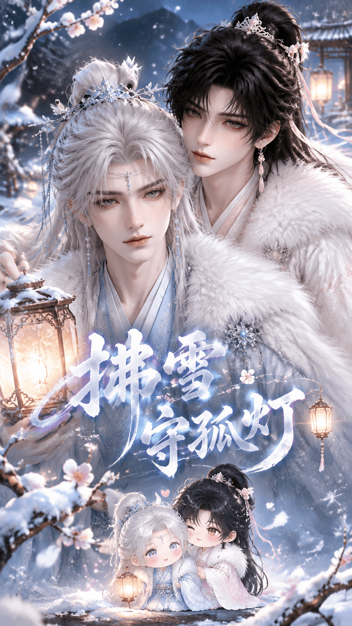 拂雪守孤灯